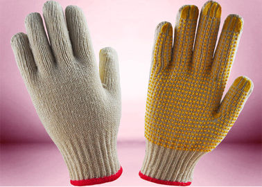 Seamless Knitted Cotton Gardening Gloves , Hand Protection Gloves 8 - 10 Inch Size