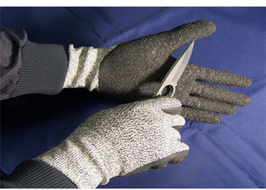 Latex Coated Palm Cut Resistant Gloves 13 / 15 Seamless Knitting Needle